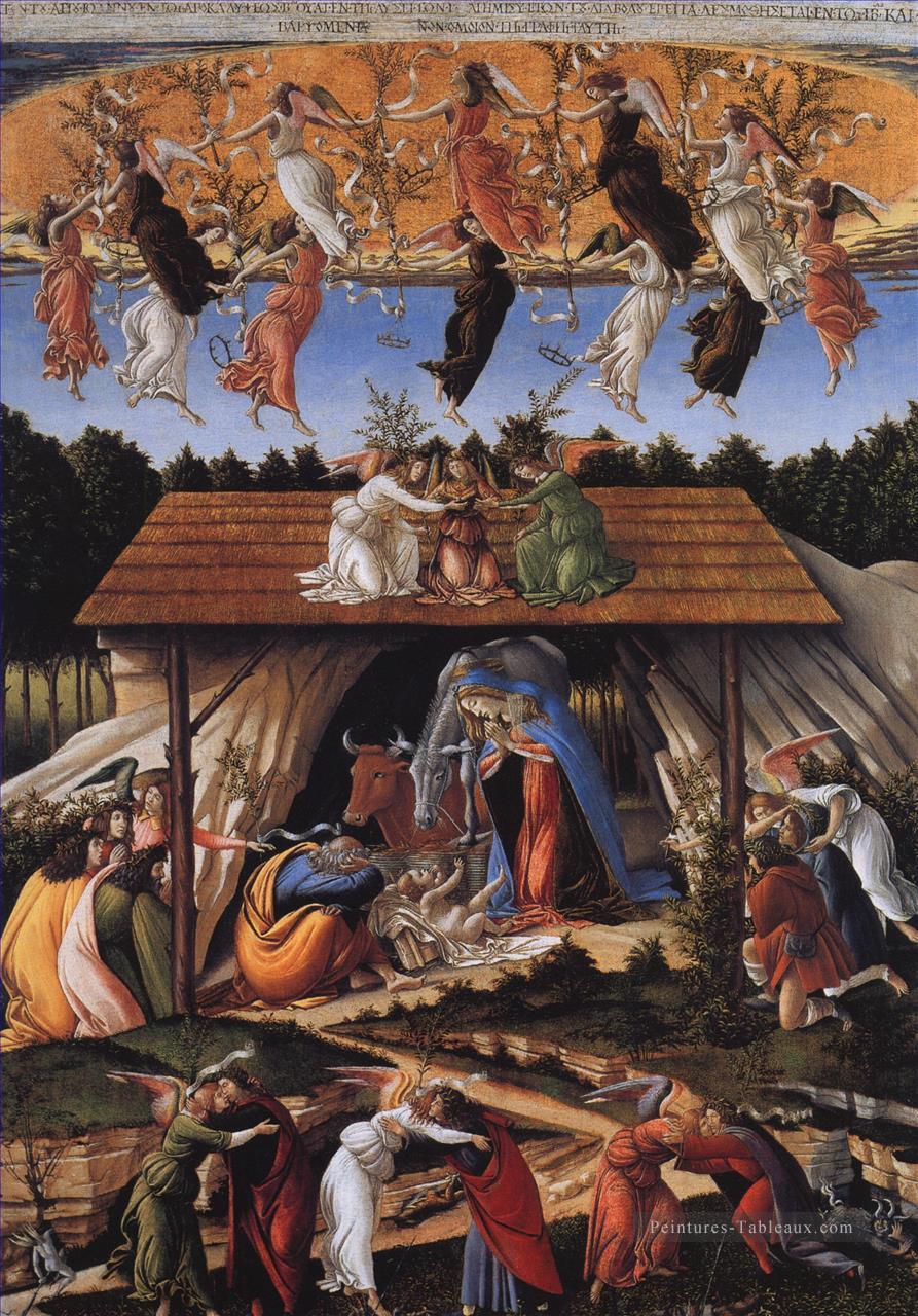 Sandro Mystic Nativité Sandro Botticelli Peintures à l'huile